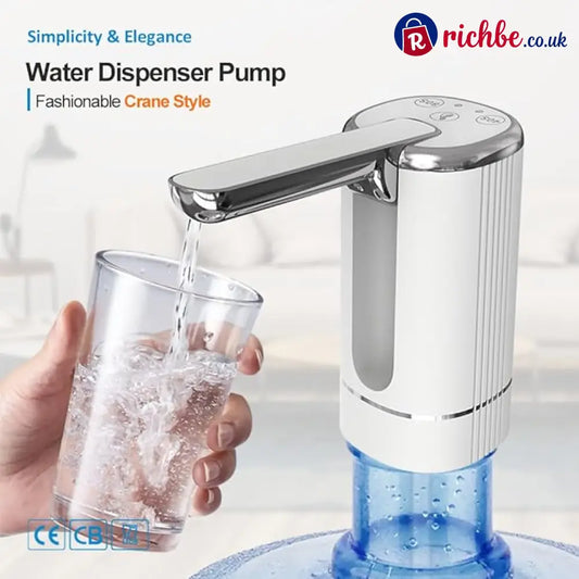 🏠 Automatic dispenser pump – multifunctional silent & perfect for home office summer cottage & camping fits most