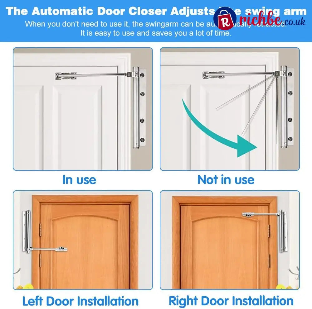 Automatic Door Self-Closing Hinge