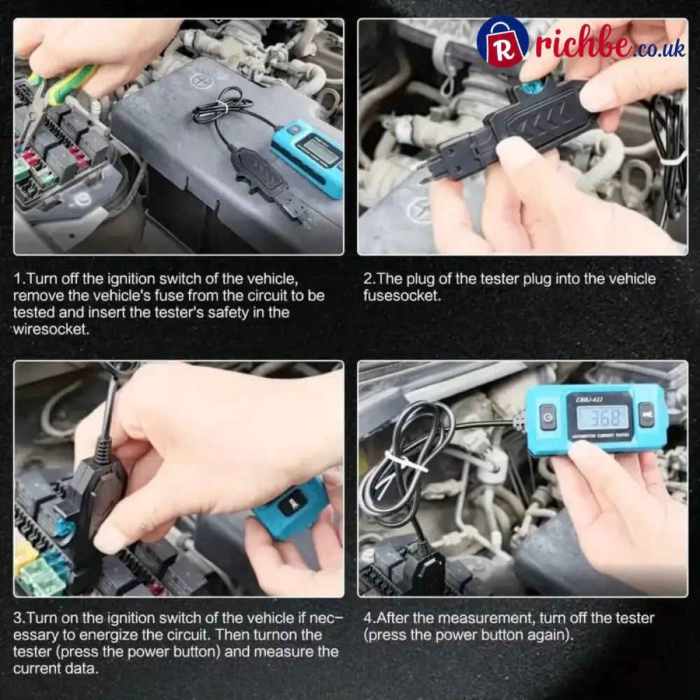 🚗✨Automotive circuit fault probe tester