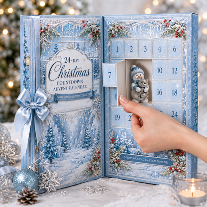 ✨24-Day Christmas Countdown Advent Calendar – Snowman Christmas Series☃️
