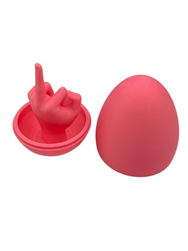 🔥Easter Egg Surprise – Funny 3D Printed Middle Finger Egg