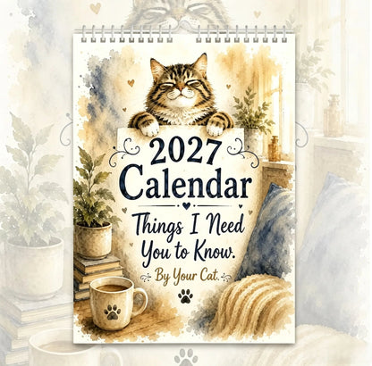 A Cats Life 2027 Calendar🐱