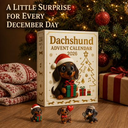 🎁2026 Dachshund Advent Calendar Blind Box💕🐶