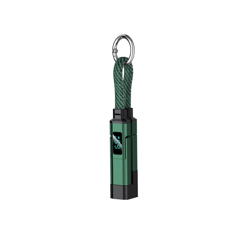 🔥Limited Time SALE 40% OFF🔥4-in-1 Digital Display Keychain Charging Cable