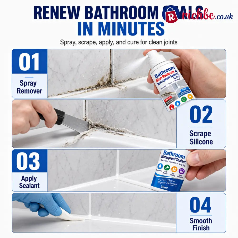 Bathroom Glue Remover and Waterproof Sealant Set - Tools & Gadgets