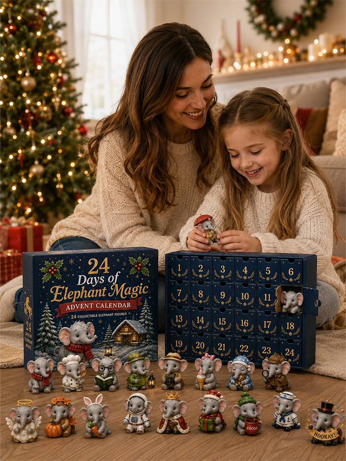 One Elephant a Day. A Whole Little Herd by Christmas.