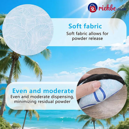 🏖️Beach Sand Remover Powder Bag – Talc-Free Natural Beach Essential