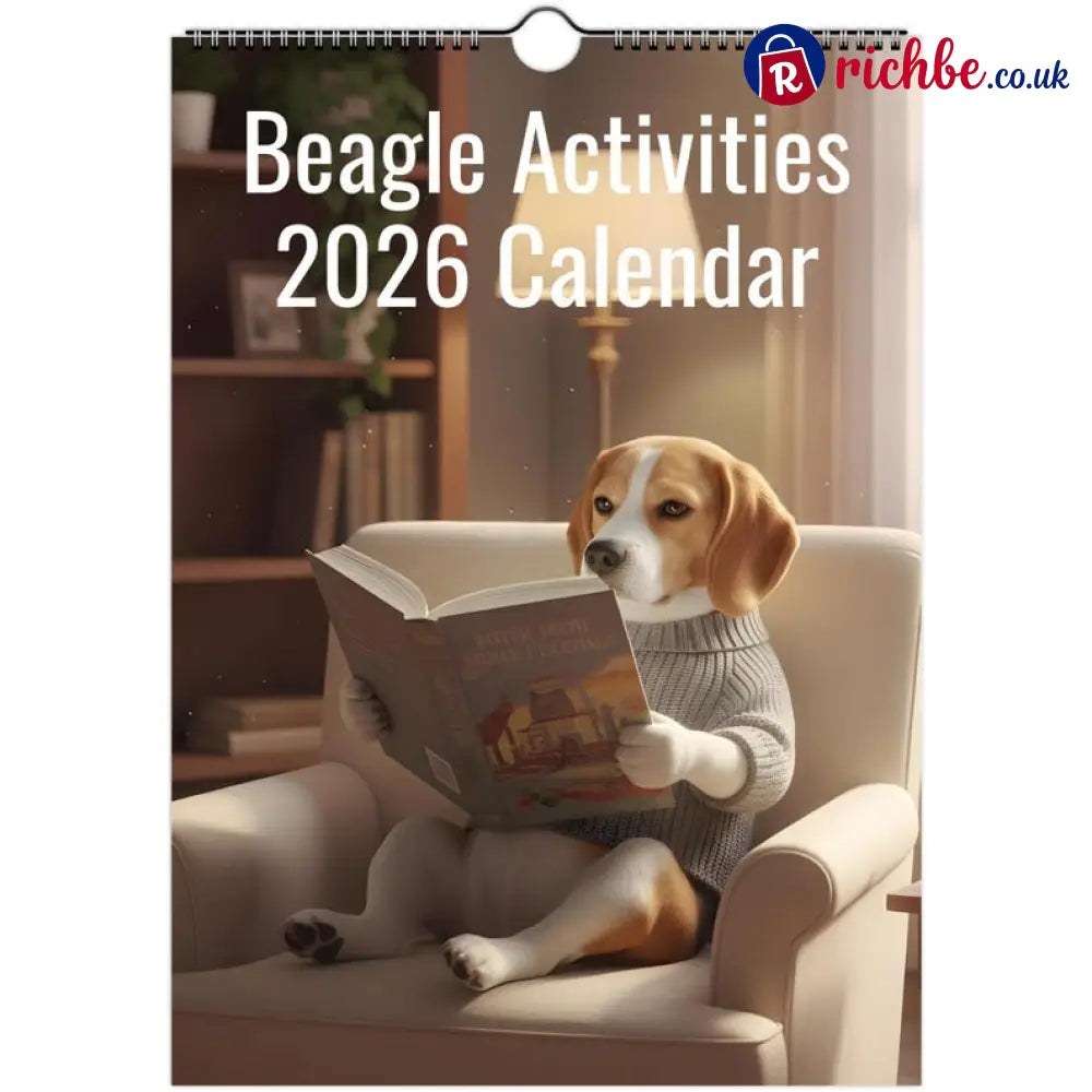 Beagle dog Calendar 2026 - Daily Activities
