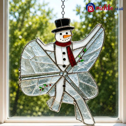 🎄Beginner-Friendly 3D Christmas Iridescent Suncatcher DIY Kit | Complete Kit with Glass-Style Panels Metal Frames