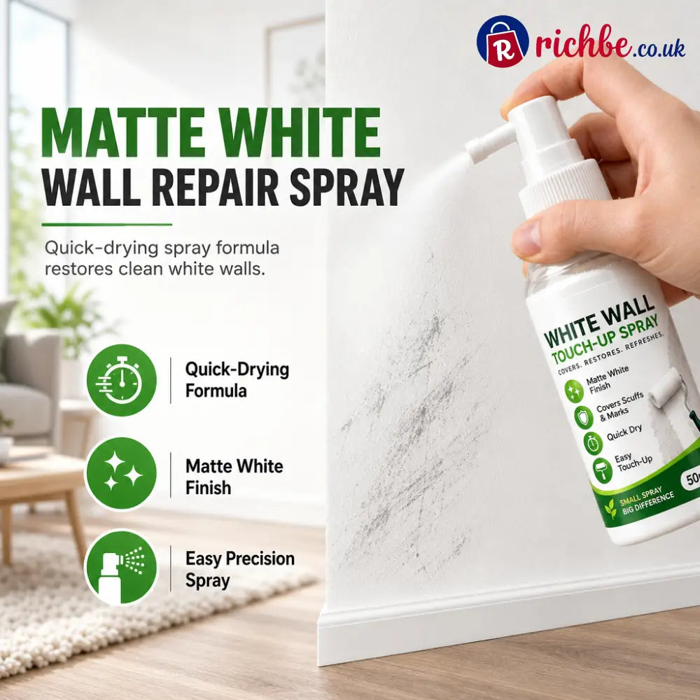 🥳 Best Seller 🥳💞 Over 10,000 Sold! Wall Repair Solution, prevents chalking provides strong adhesion and is waterproof.