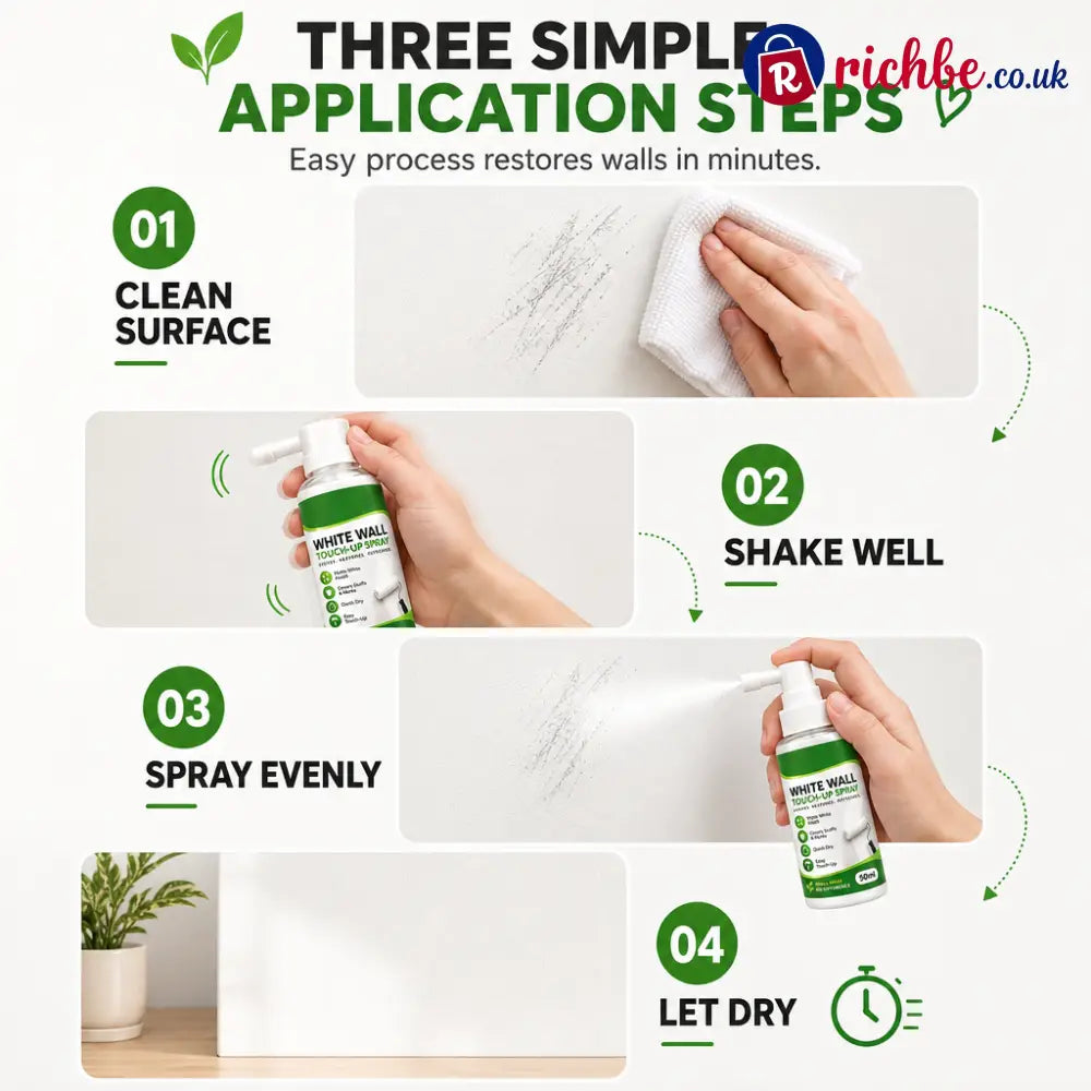 🥳 Best Seller 🥳💞 Over 10,000 Sold! Wall Repair Solution, prevents chalking provides strong adhesion and is waterproof.