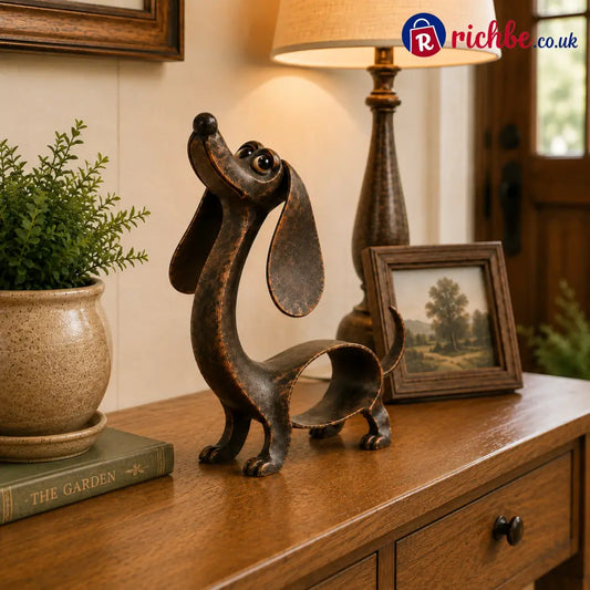 🐶 🐶 Best-Selling Dachshund Sculpture | Antique Bronze Vintage Dog Decor & Gift