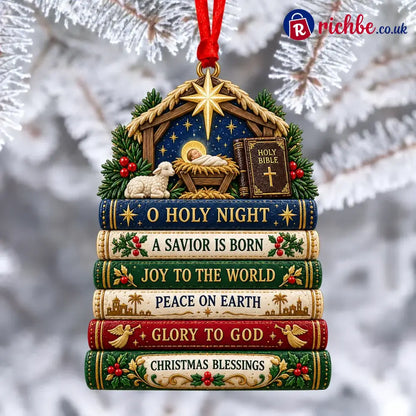 ✝️ Bible Faith Christmas Acrylic Ornament Collection - ⭐ O Holy Night