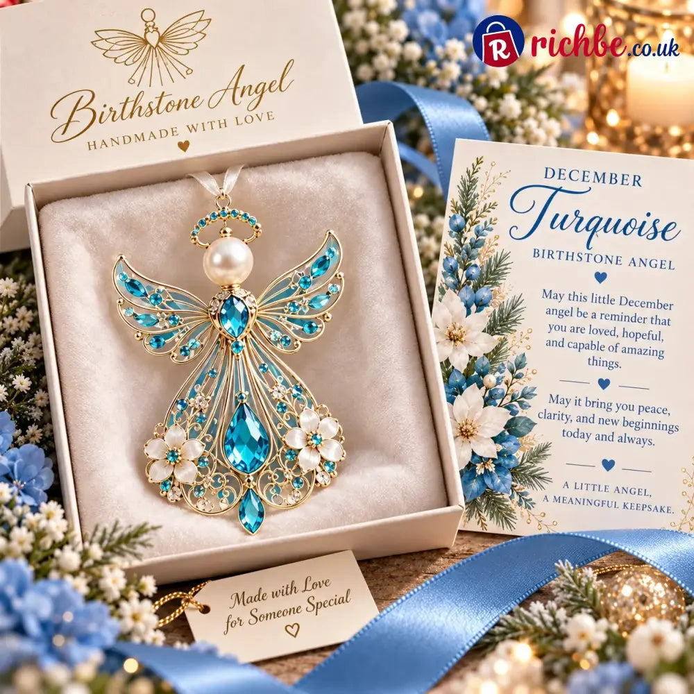 ✨👼 Birth Month Guardian Angels, An Angel Chosen Just for You - December · Turquoise