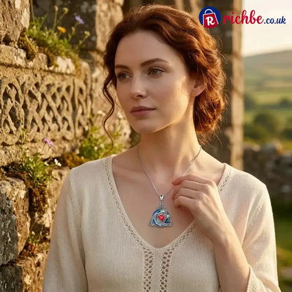Birthstone Celtic Trinity Knot Necklace ✨