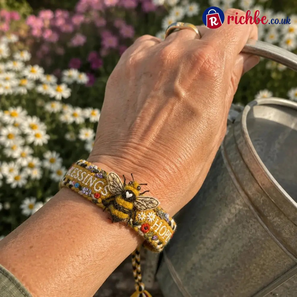 🌼Blessings & Hope 🐝2026 Limited Edition Handmade Honey Bee Woven Bracelet