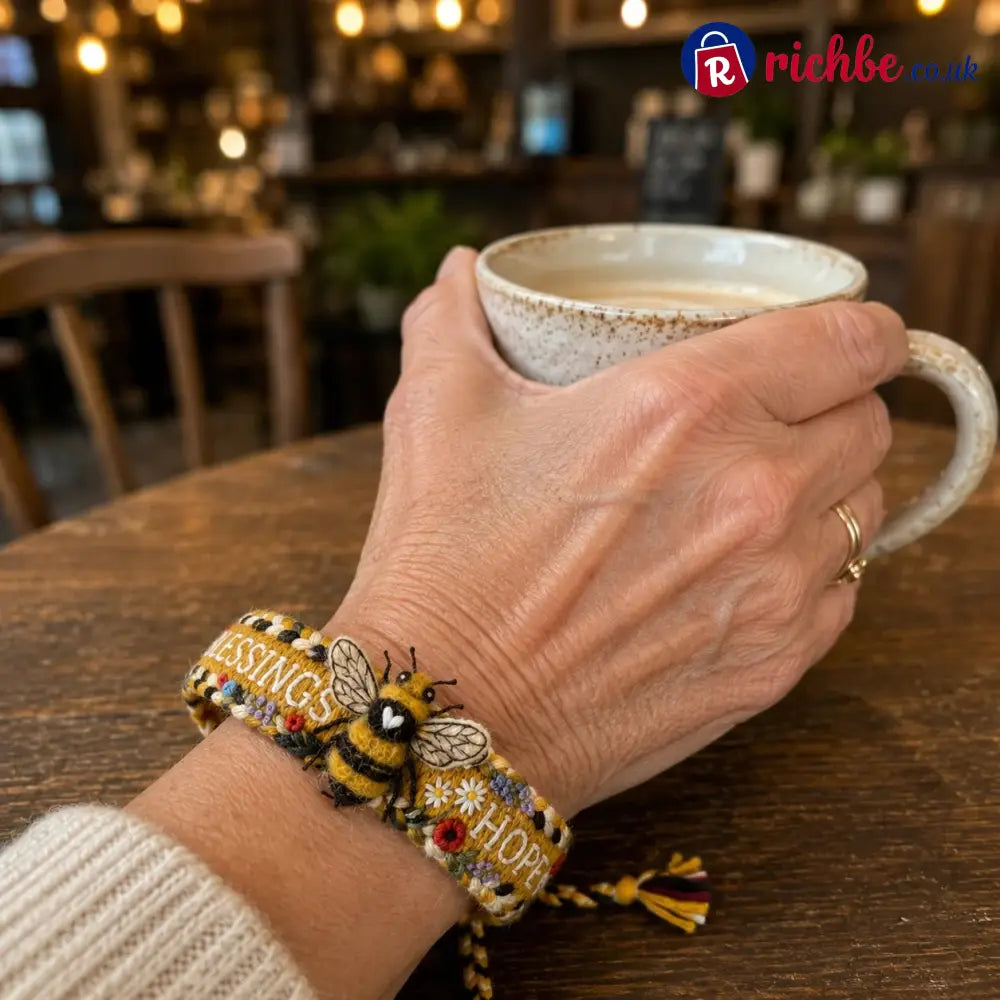 🌼Blessings & Hope 🐝2026 Limited Edition Handmade Honey Bee Woven Bracelet