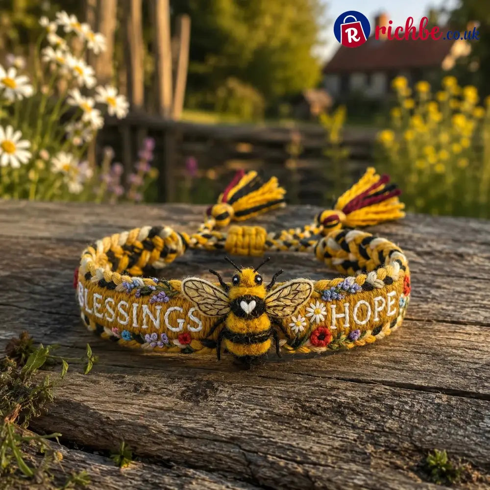 🌼Blessings & Hope 🐝2026 Limited Edition Handmade Honey Bee Woven Bracelet - 🐝Buy 1