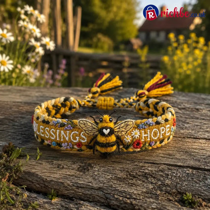 🌼Blessings & Hope 🐝2026 Limited Edition Handmade Honey Bee Woven Bracelet - 🐝Buy 1