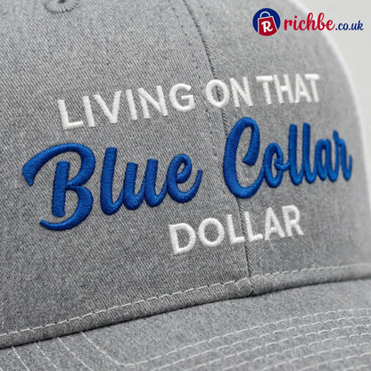 🛠️🧢Blue Collar Dollar Trucker Hat – Proud Workwear Cap