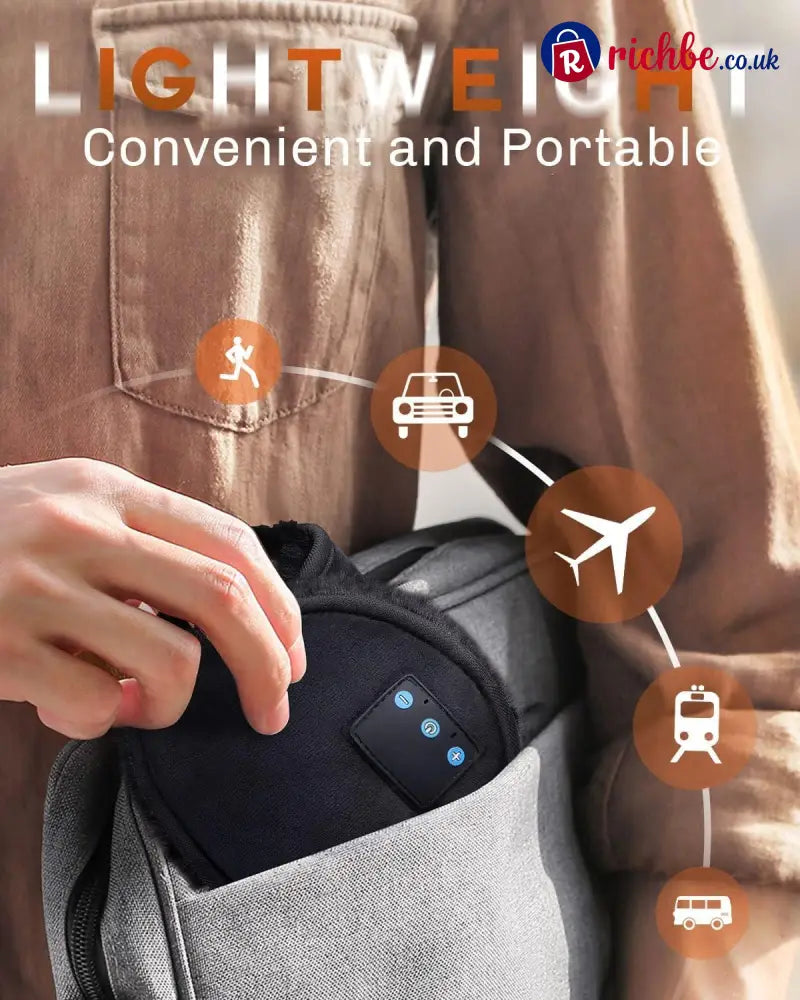 Bluetooth Headphones Earmuffs ✨Built-in HD Speakers and Microphone for Biking Running