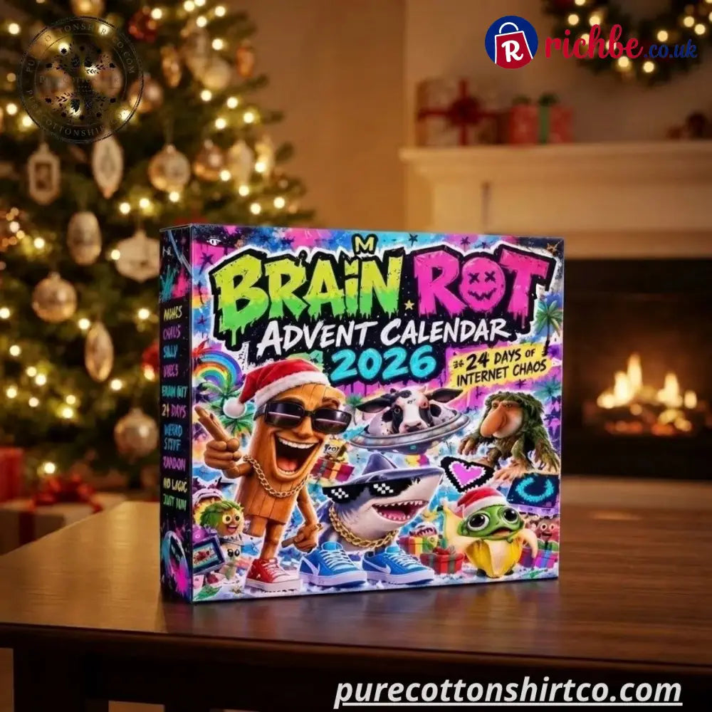 Brainrot Advent Calendar 2026 – 24 Days Internet Chaos Mini Acrylic Ornament Box - Advent Calendar