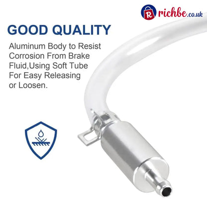 🔥 Brake Bleeder Hose 🔧 One-Way Check Valve Tube Bleeding Tool Kit