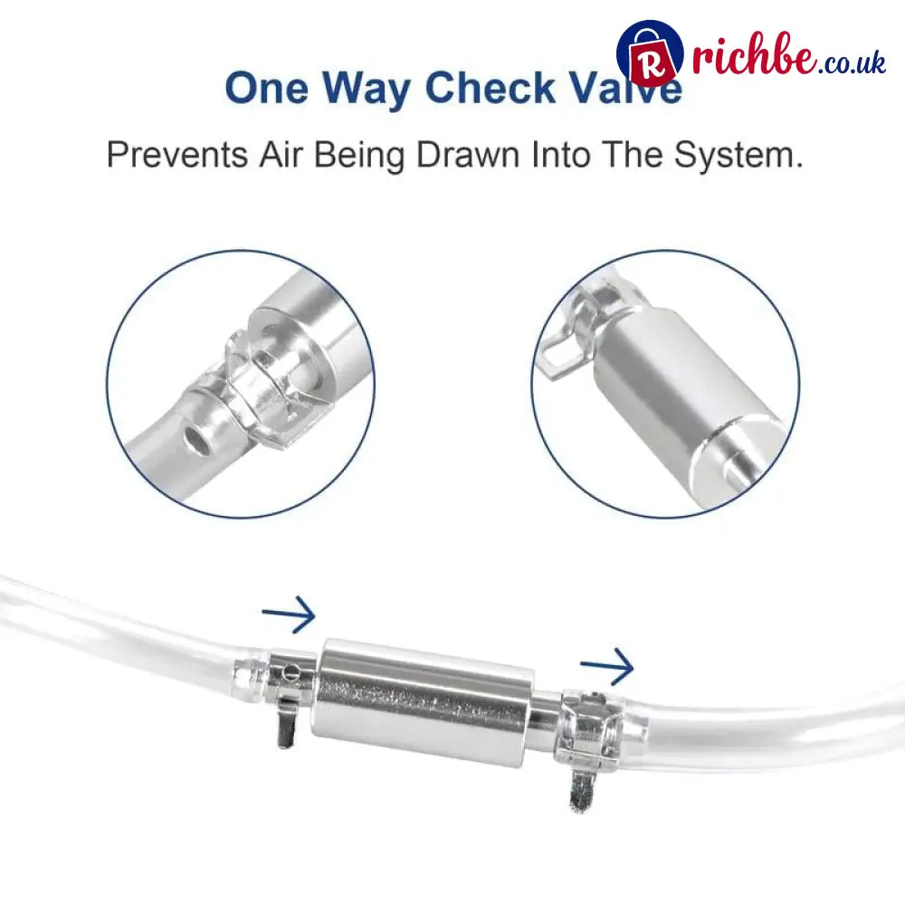 🔥 Brake Bleeder Hose 🔧 One-Way Check Valve Tube Bleeding Tool Kit