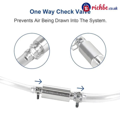 🔥 Brake Bleeder Hose 🔧 One-Way Check Valve Tube Bleeding Tool Kit