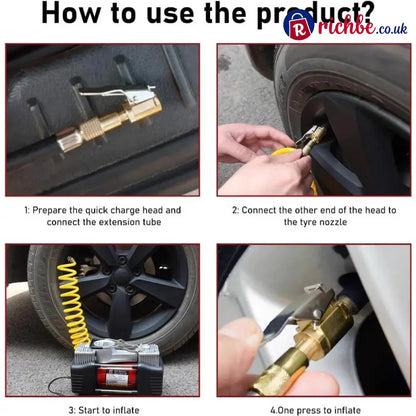 🔧Brass Tire Air Chuck(2pcs)
