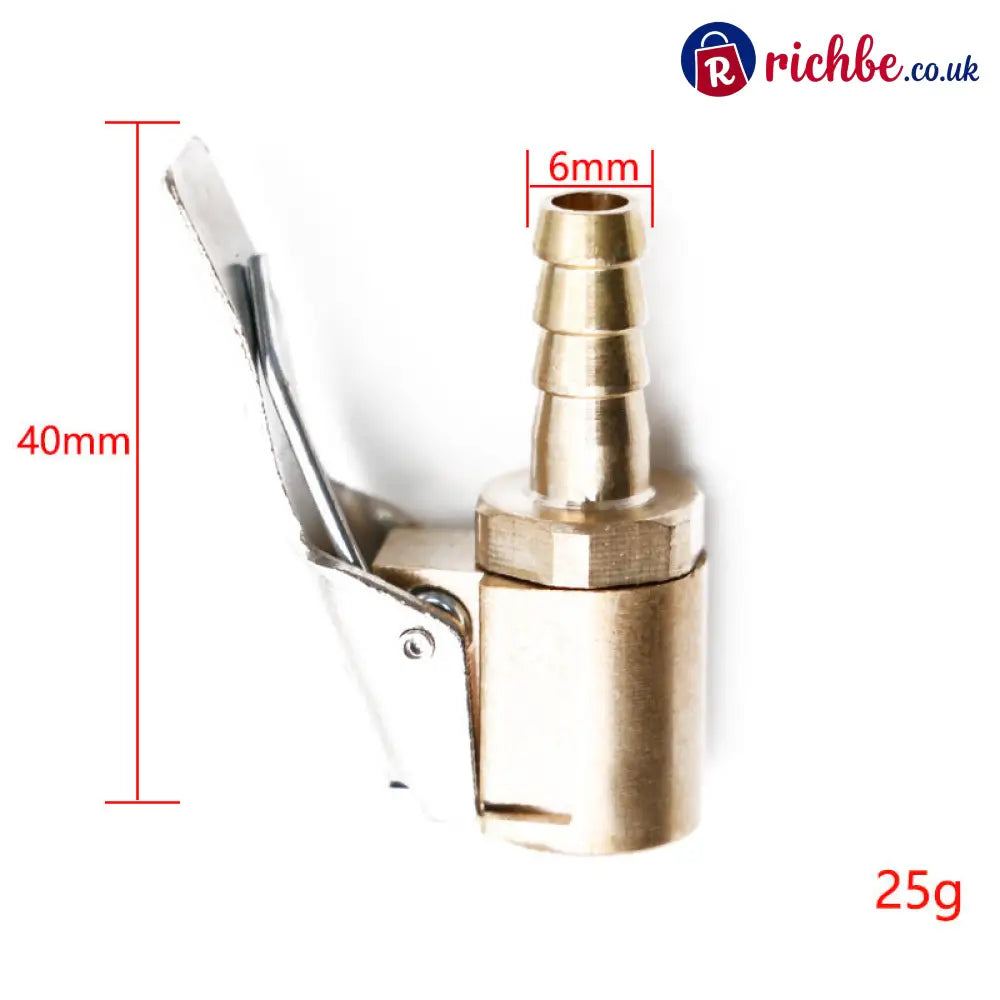 🔧Brass Tire Air Chuck(2pcs) - Hose Barb Style(6mm) / Buy 1 Get 1 Free(2 Pcs)