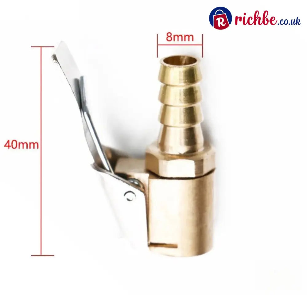 🔧Brass Tire Air Chuck(2pcs) - Hose Barb Style(8mm) / Buy 1 Get 1 Free(2 Pcs)
