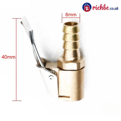 🔧Brass Tire Air Chuck(2pcs) - Hose Barb Style(8mm) / Buy 1 Get 1 Free(2 Pcs)