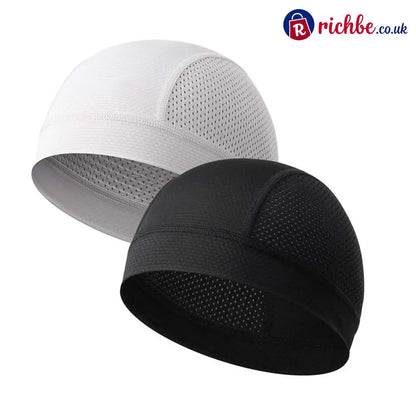 🧢 Breathable Skull Cap | Lightweight Sweat-Wicking Head Wrap