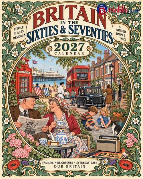 Britain in the Sixties & Seventies – 2027 Wall Calendar,, A Year of Familiar Places Family Moments & Favourite Memories