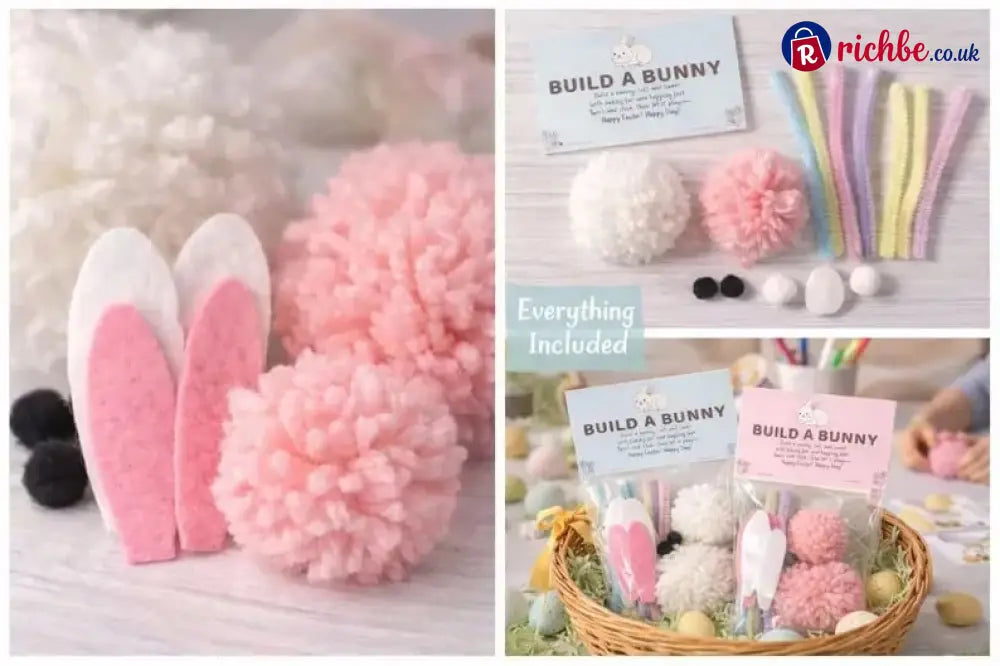 Build a Bunny Easter Craft Kit for Kids