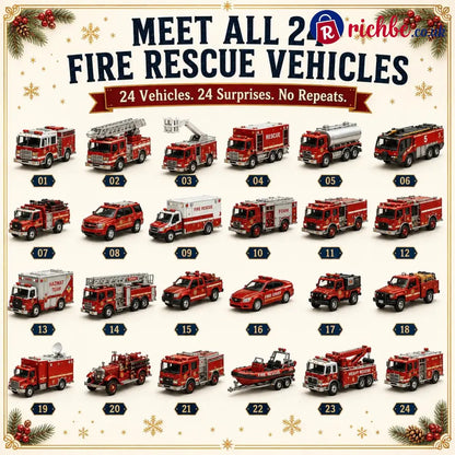 🚚 🎁Build the Fleet Collection 24-Day Vehicle Advent Calendar Series | ✨A New Adventure Every Morning
