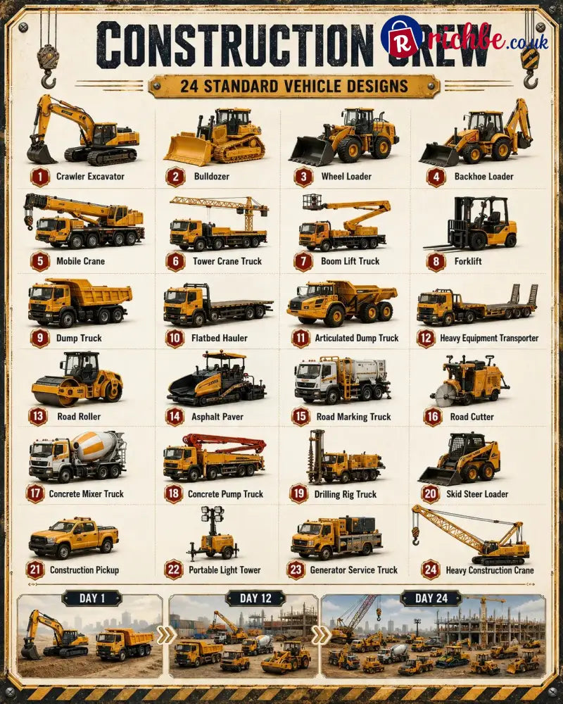 🚚 🎁Build the Fleet Collection 24-Day Vehicle Advent Calendar Series | ✨A New Adventure Every Morning