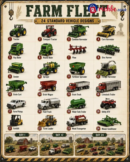 🚚 🎁Build the Fleet Collection 24-Day Vehicle Advent Calendar Series | ✨A New Adventure Every Morning