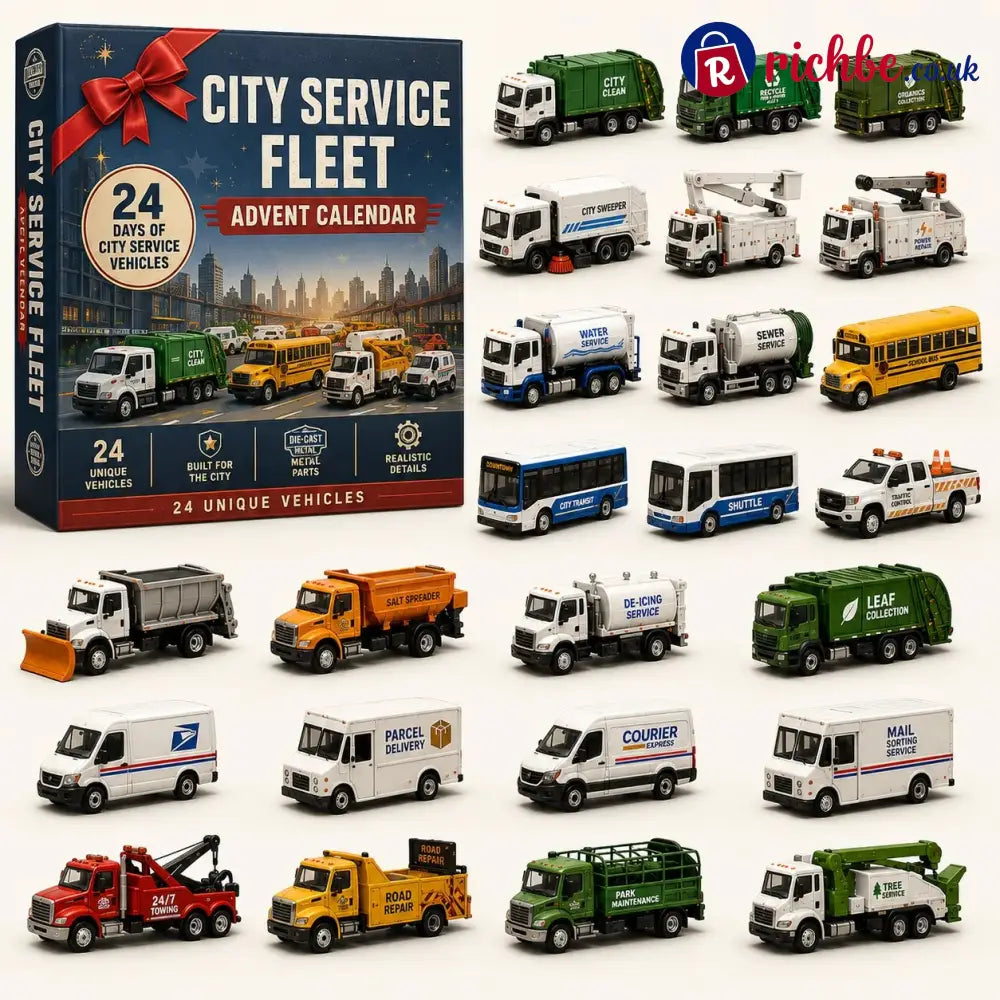 🚚 🎁Build the Fleet Collection 24-Day Vehicle Advent Calendar Series | ✨A New Adventure Every Morning