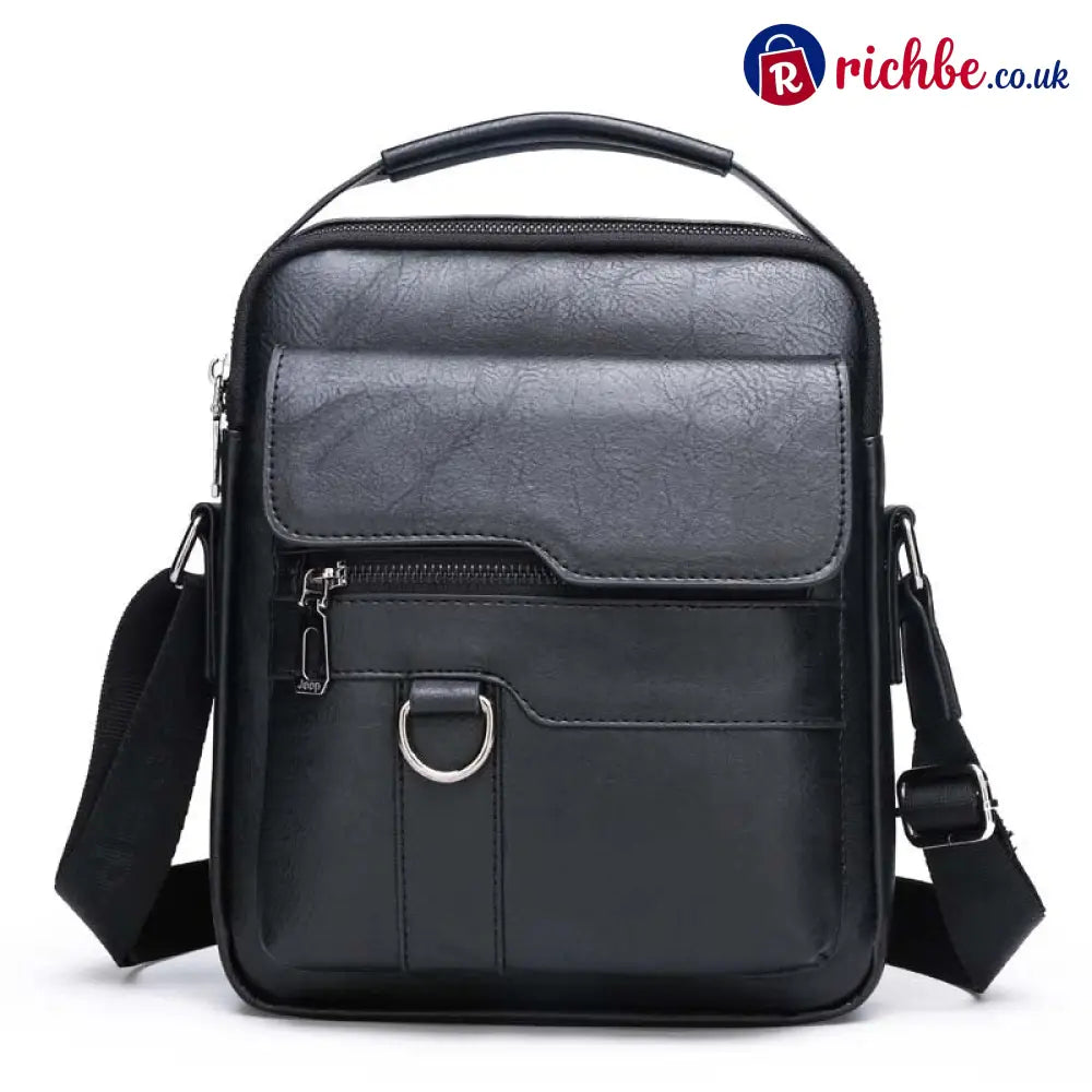 💼 Business Casual Crossbody Bag – Practical Stylish Water-Resistant ✨ - Black - Clothing & Accessories