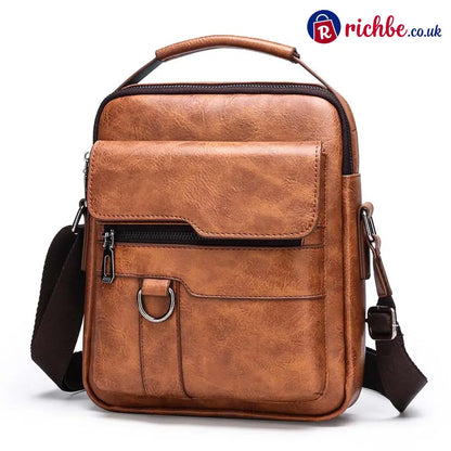 💼 Business Casual Crossbody Bag – Practical Stylish Water-Resistant ✨ - Khaki - Clothing & Accessories