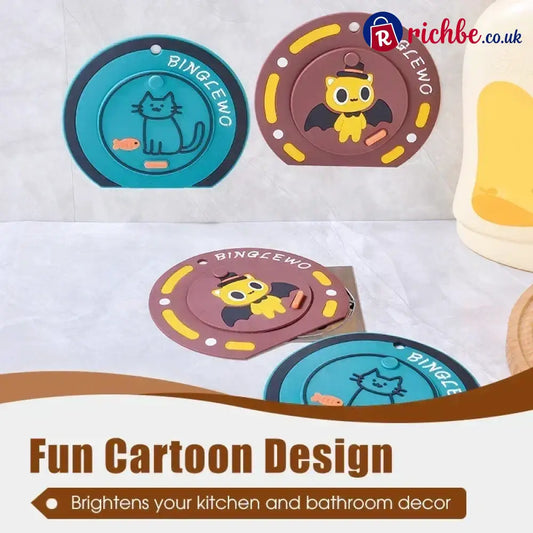 🚿 BUY 1 GET 1 FREE! ✨ Anti‑Clog & Odor‑Proof Drain Cover – Dual‑Function Tight‑Seal Cute‑Designed ✨ - Houseware &