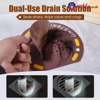 🚿 BUY 1 GET 1 FREE! ✨ Anti‑Clog & Odor‑Proof Drain Cover – Dual‑Function Tight‑Seal Cute‑Designed ✨ - Houseware &