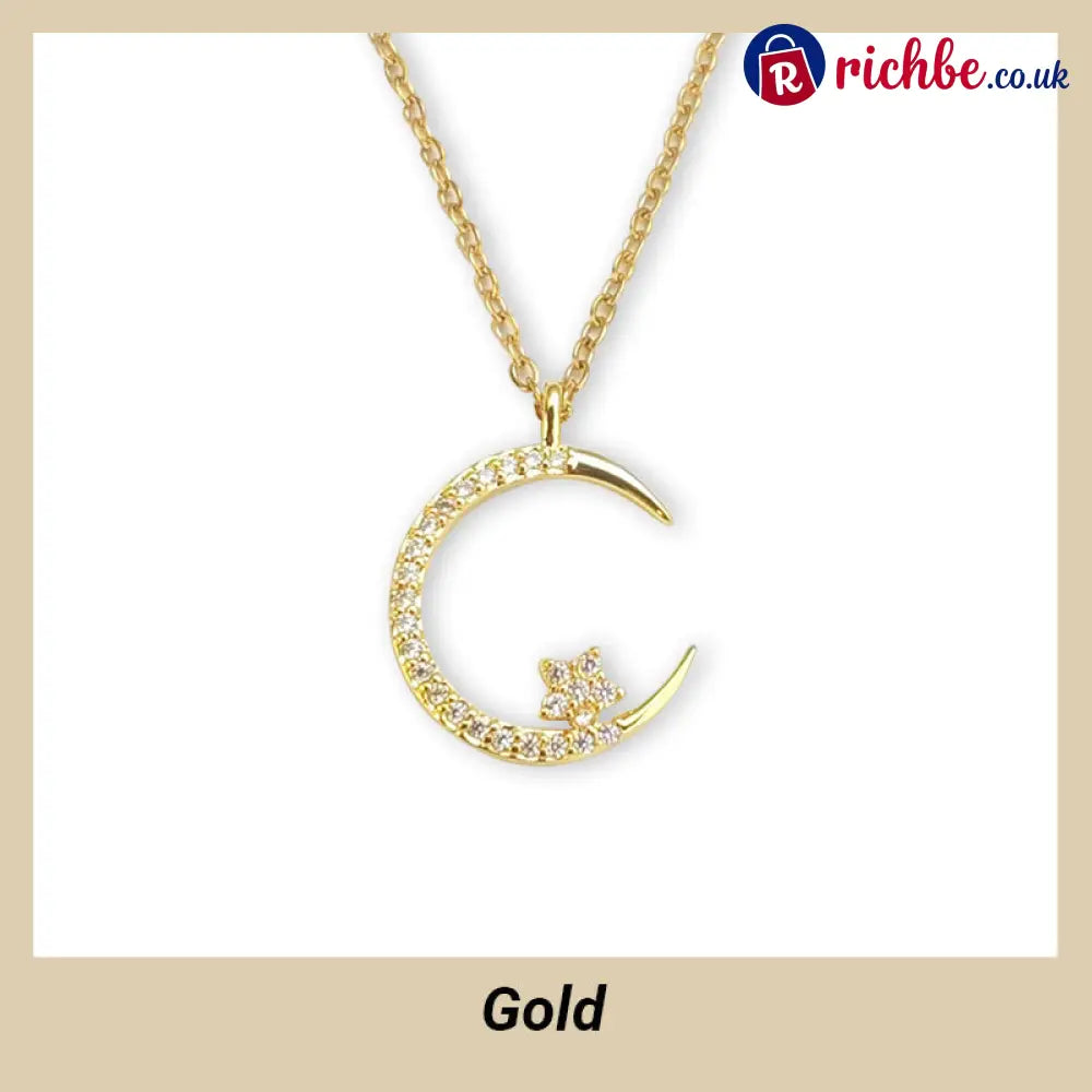 🎁 BUY 1 GET 1 FREE! 🌙✨ Bright Night: Moon Star Necklace – Glow-in-the-Dark Elegance with Celestial Charm 💫🌌 - Clothing