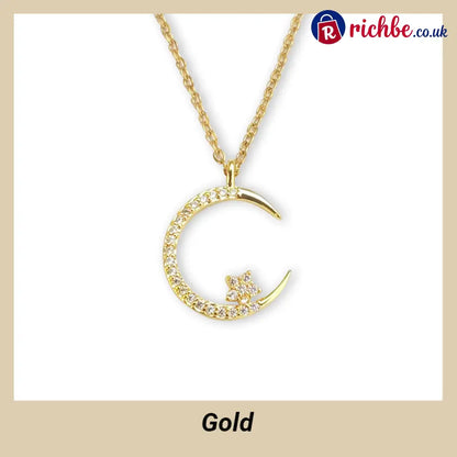 🎁 BUY 1 GET 1 FREE! 🌙✨ Bright Night: Moon Star Necklace – Glow-in-the-Dark Elegance with Celestial Charm 💫🌌 - Clothing