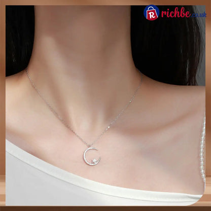 🎁 BUY 1 GET 1 FREE! 🌙✨ Bright Night: Moon Star Necklace – Glow-in-the-Dark Elegance with Celestial Charm 💫🌌 - Clothing