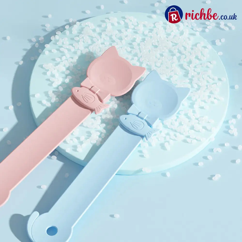 🥳HOT SALE🥳💞50K+ SOLD! Cat Feeder Spoon – From £6.99! BPA-free, one-hand squeeze & wide spoon. Clean feeding – grab yours! ✅