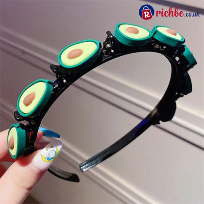 🌺Buy 1 Get 1 Free🌺Children’s Cute Braided Hairpin - Buy 1 Get 1 Free / 4# Avocados - Hot Sale