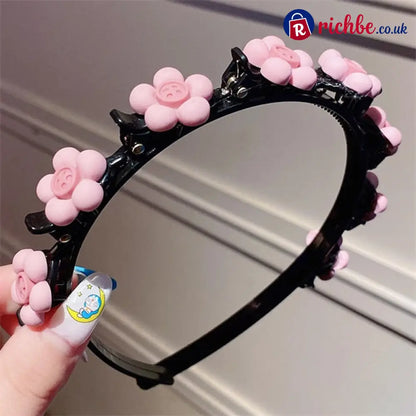 🌺Buy 1 Get 1 Free🌺Children’s Cute Braided Hairpin - Buy 1 Get 1 Free / 5# Pink flowers - Hot Sale